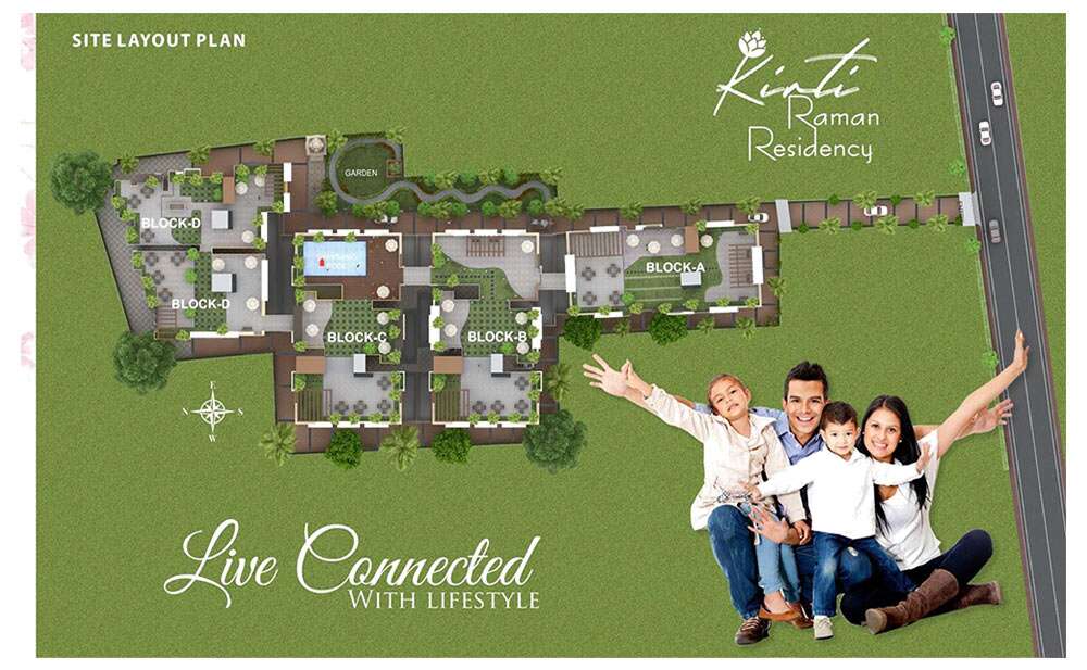 Kirti Raman Residency floor plan layout